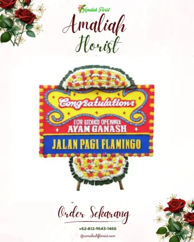 Bunga Papan Congratulation di Bojongkokosan